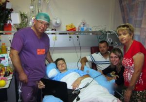 С Еленой и ее семьей